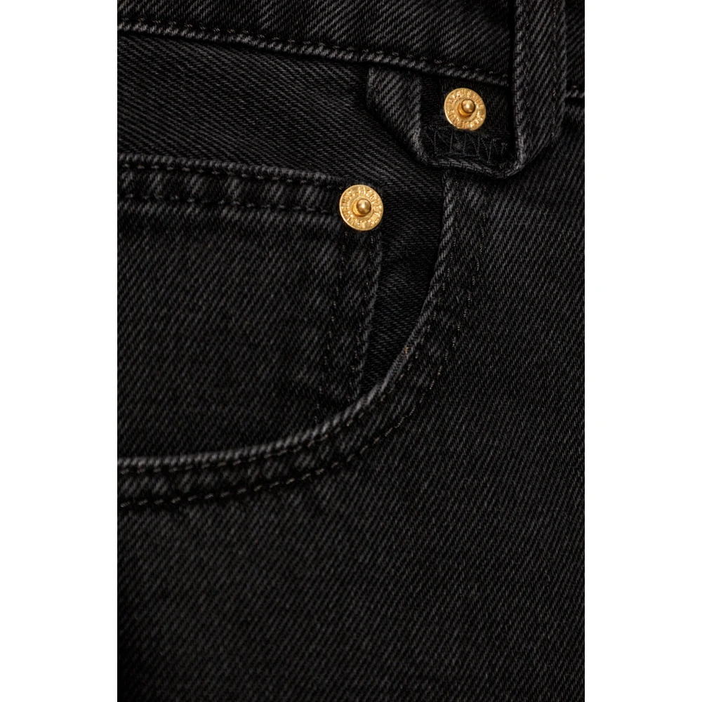 Jacquemus Jeans met wijde pijpen Black Dames