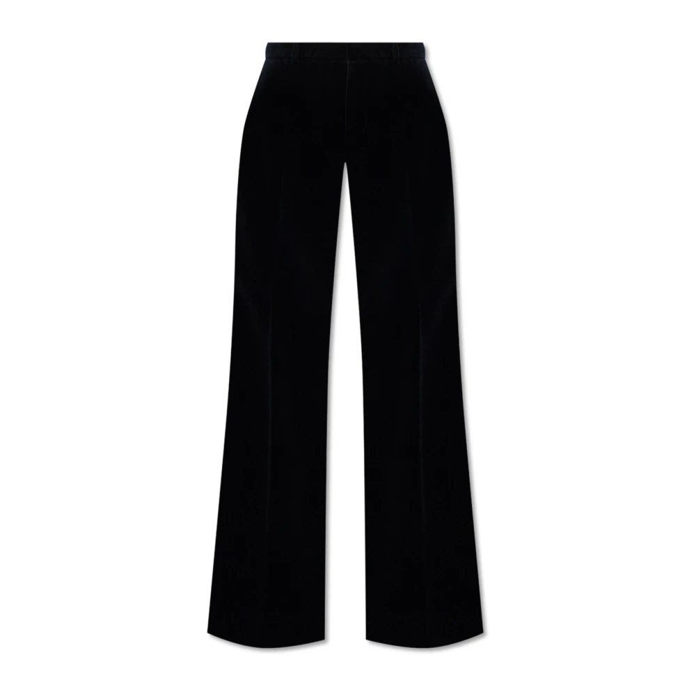 Chloé Fluwelen broek Blue Dames