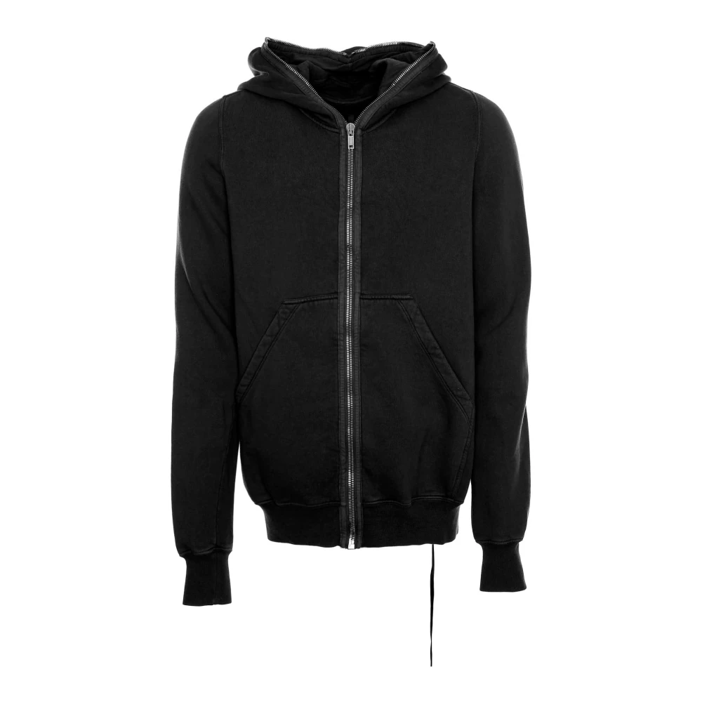 Rick Owens Hoodie met rits Black Heren