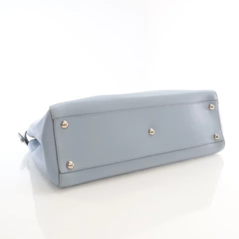 Fendi Vintage Pre-owned Leather fendi-bags Blue Dames