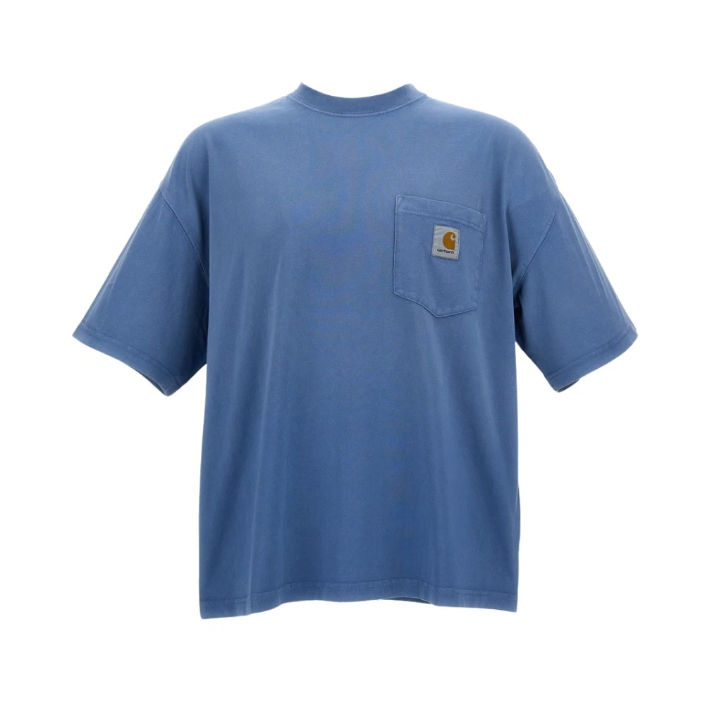 Carhartt Wip Men's Blue T-Shirts, Xs, Pocket T-Shirt