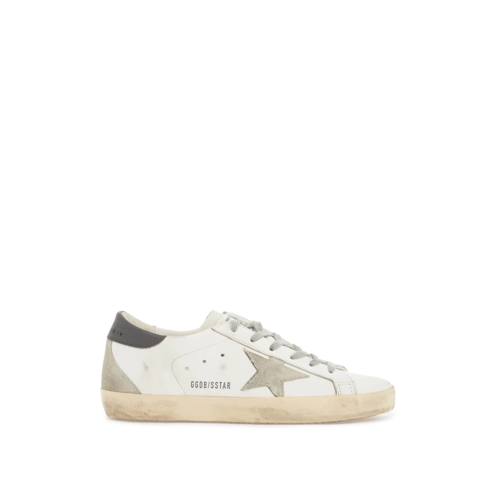 Golden Goose Super-Star Lädersneakers White, Dam