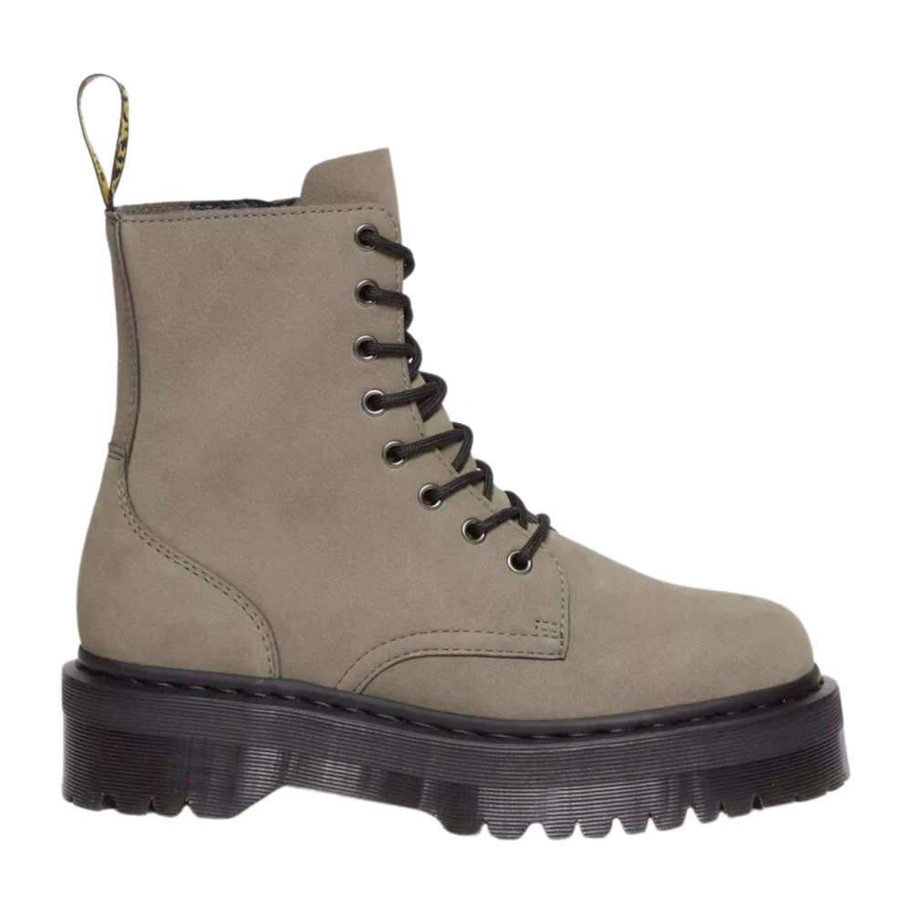 Dr. Martens Jadon - Nickel Grey Klassiska Nubuckstövlar Gray, Dam