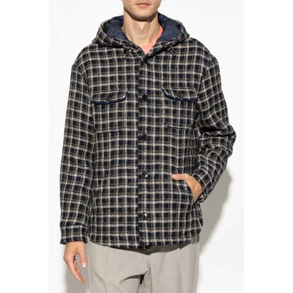 ETRO Jas met ruitpatroon Black Heren