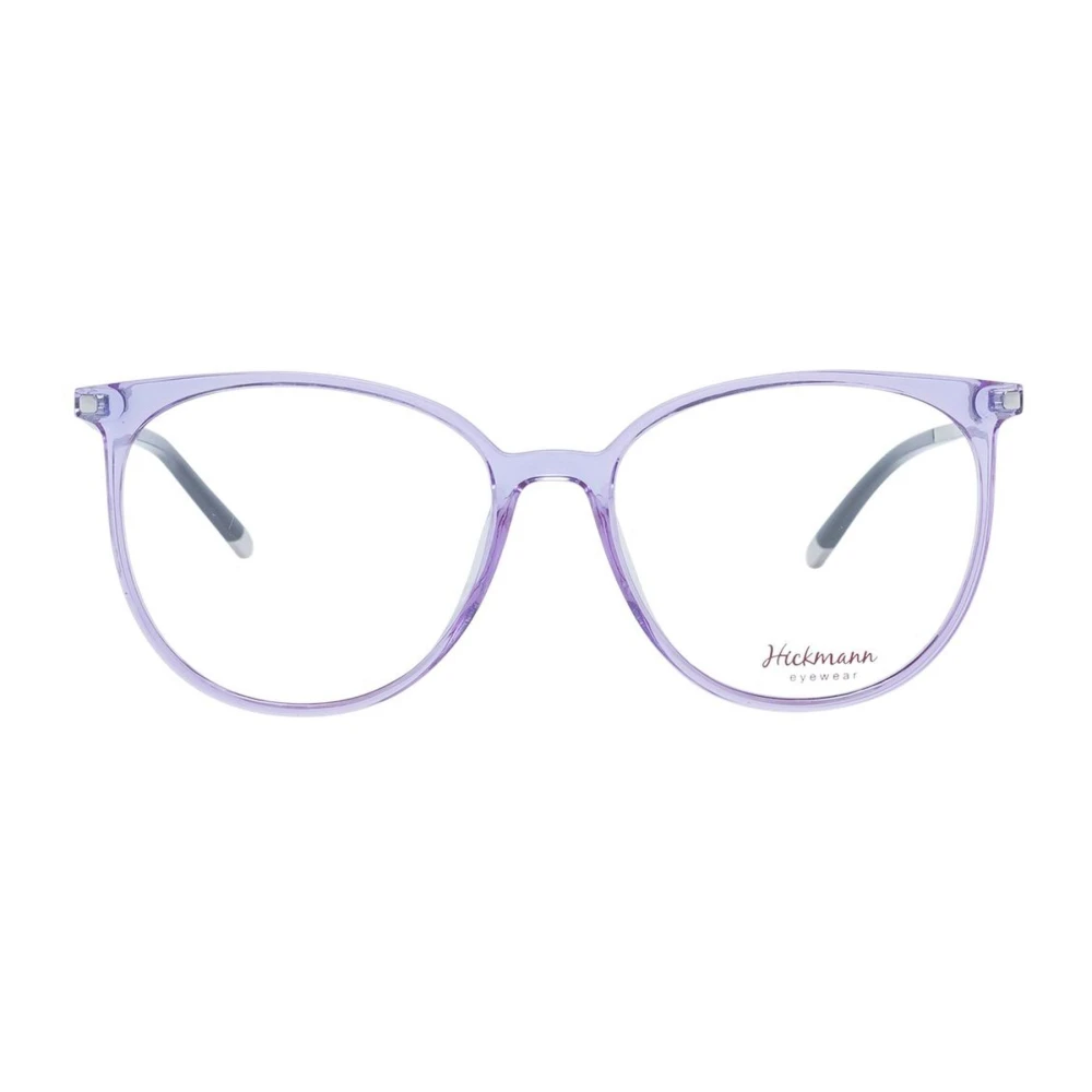 Ana Hickmann Paarse Ronde Acetaat Optische Frames voor Vrouwen Purple Dames
