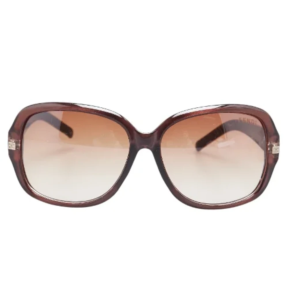 Fendi Vintage Pre-owned Glass sunglasses Purple Dames