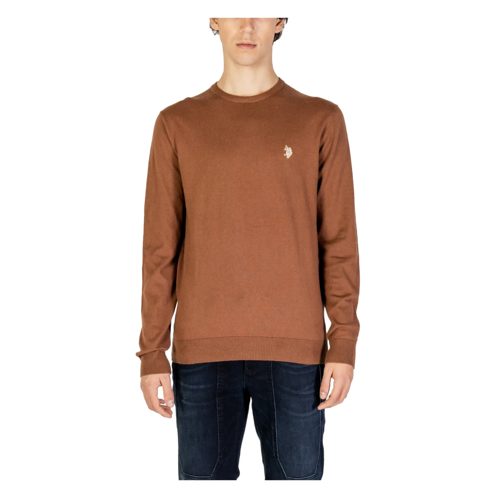 U.s. Polo Assn. Heren Gebreide Kleding Collectie: Herfst Winter Beige Heren