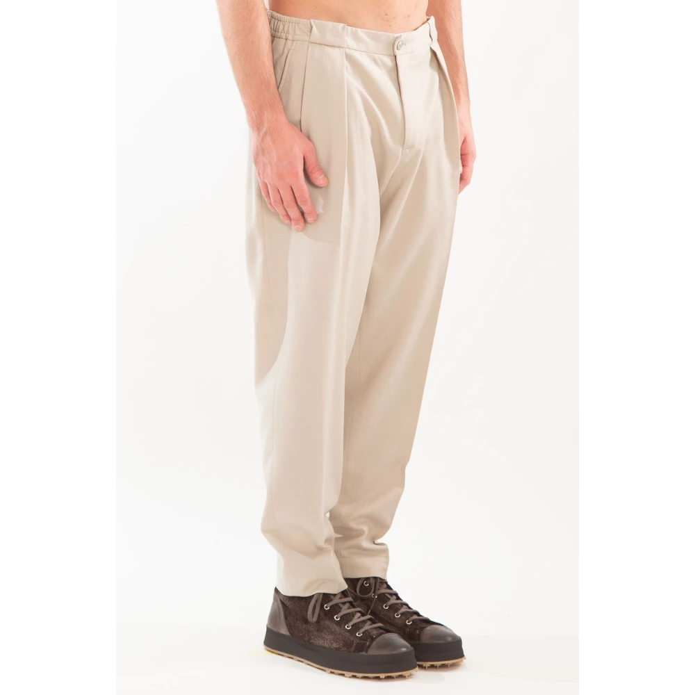 Briglia Wollen broek in Portobello-stijl Beige Heren