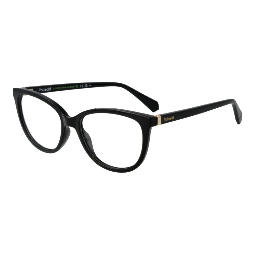 Polaroid Unisex Black Glasses, One Size, Optical Frames Rectangle Style