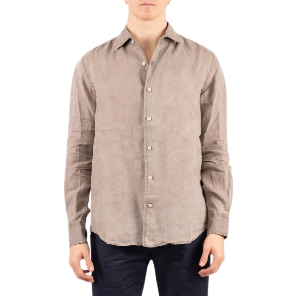 Saint Barth Men's Brown Camicia - Casual Shirts - M - Shirts
