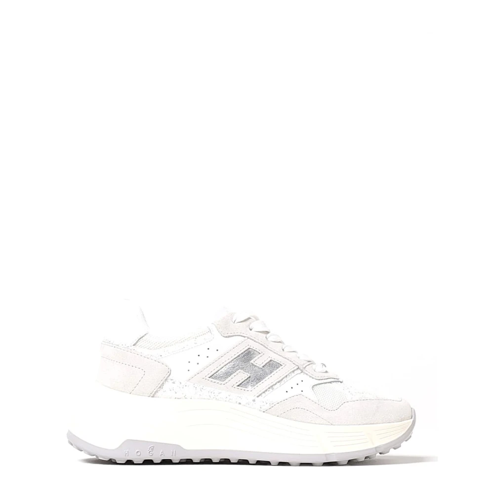 Hogan H-Stripes Sneakers Dames Schoenen Wit