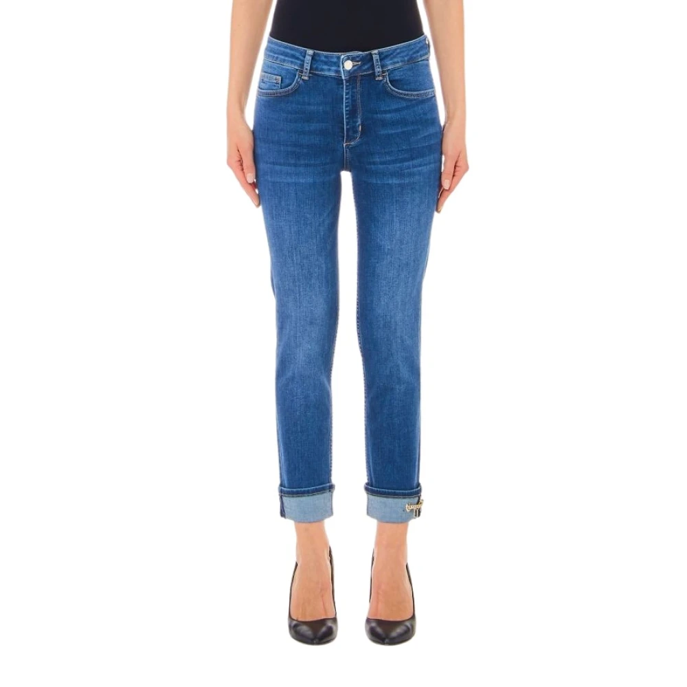 Liu Jo Blå Bottom Up Jeans