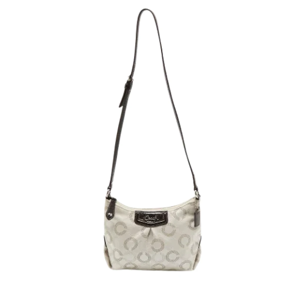 Coach Pre-owned Fabric shoulder-bags White Dames