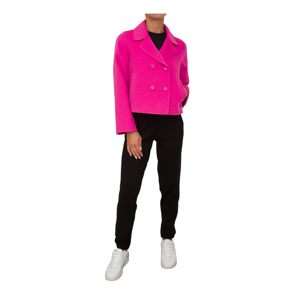 Marella Stijlvolle Winterjas Pink Dames
