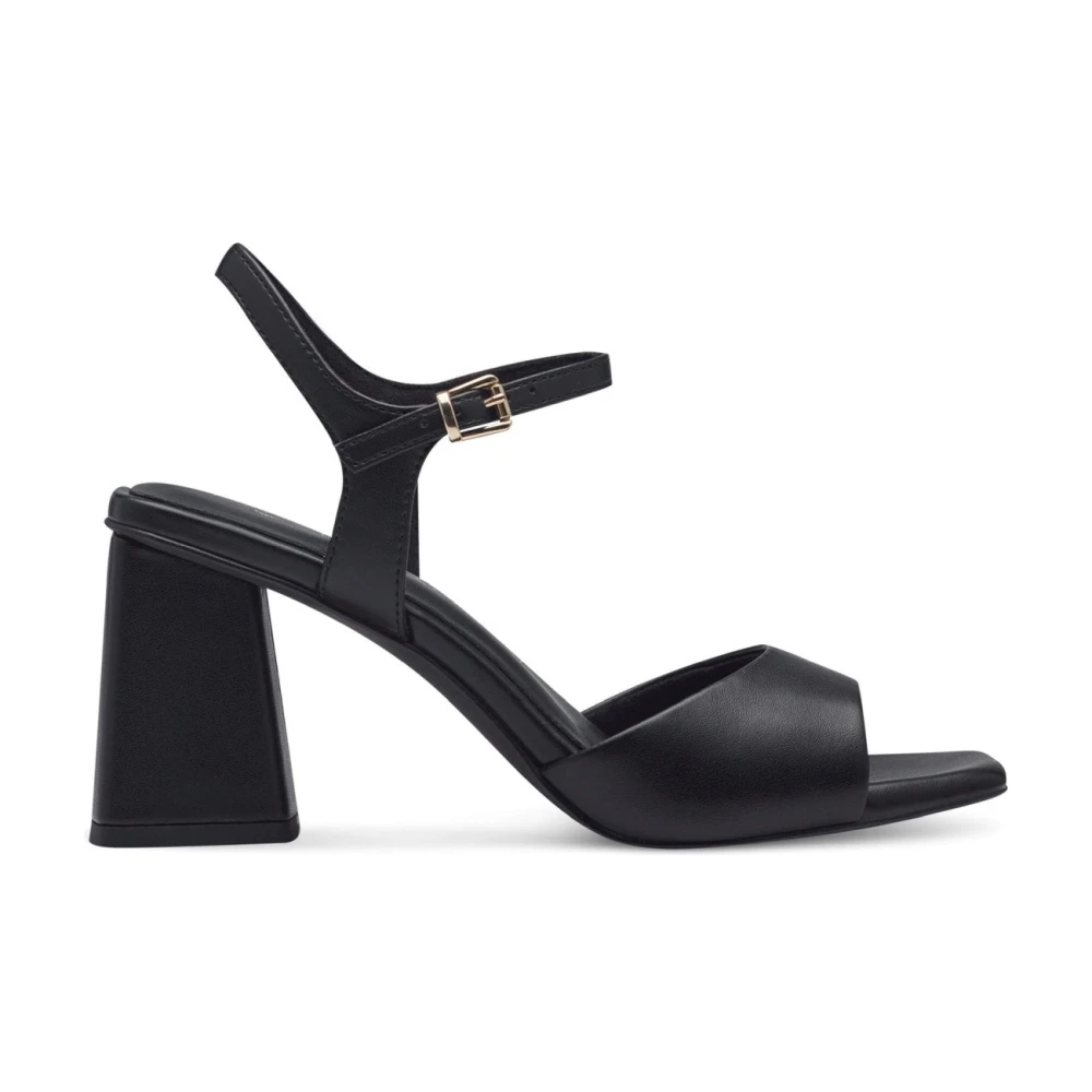 Marco Tozzi Women's Black High Heel Sandals, 5 Uk, Flat Sandals For