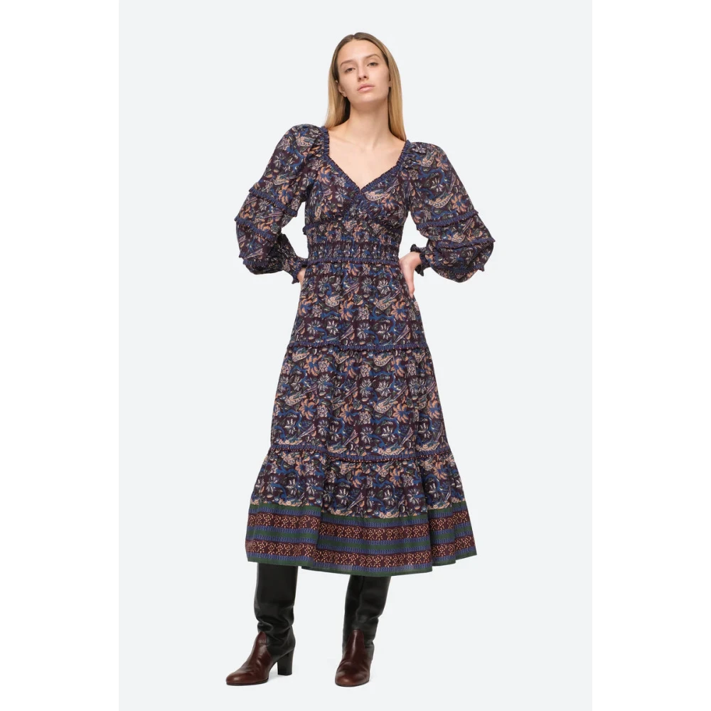 Sea NY Midi Dresses Blue Dames
