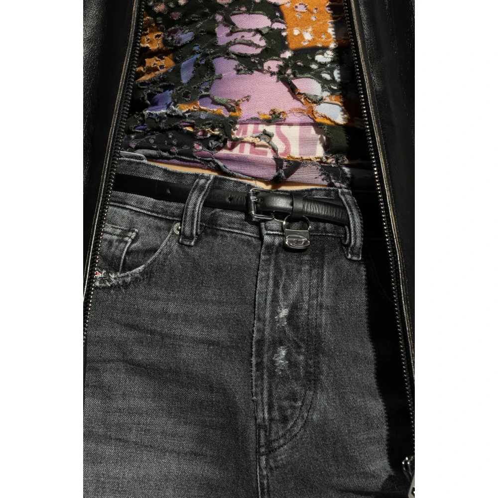 Diesel B-Charm HIP Riem Black Dames
