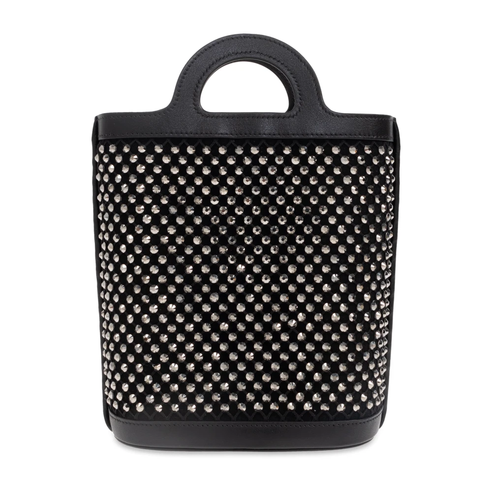 Marni Handtas Tropicalia Nano Black Dames