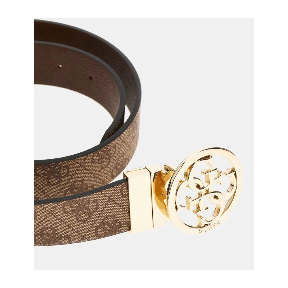 Guess Damesriem Logato Brown Dames
