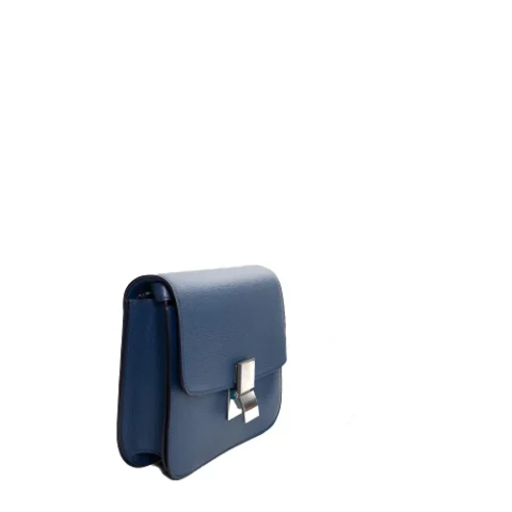 Celine Vintage Pre-owned Leather celine-bags Blue Dames