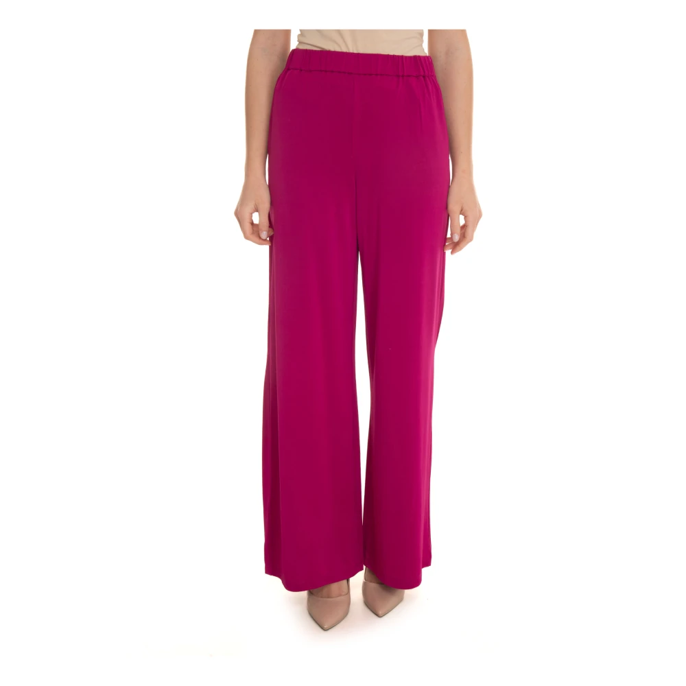 Pennyblack Jersey Wijde Pijp Broek Pink Dames