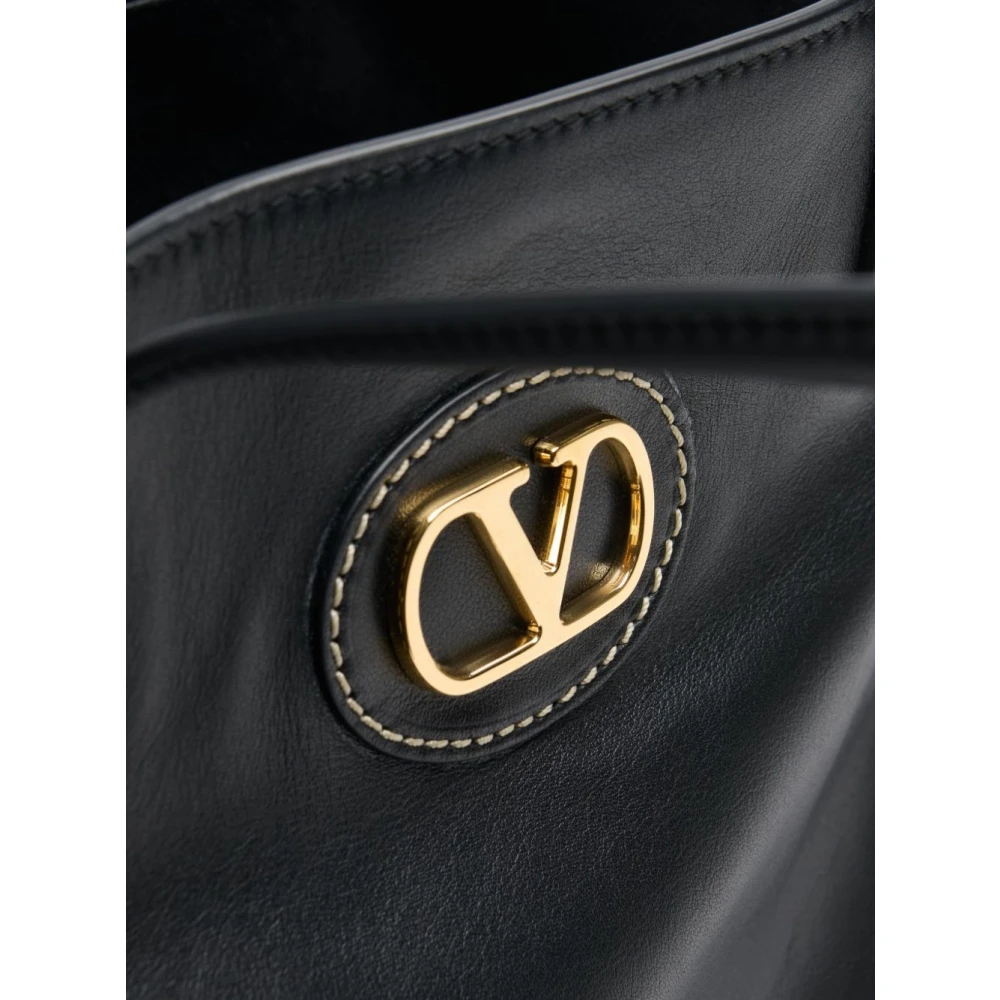 Valentino Garavani Zwarte Antibes Medium Tote Tas Black Dames