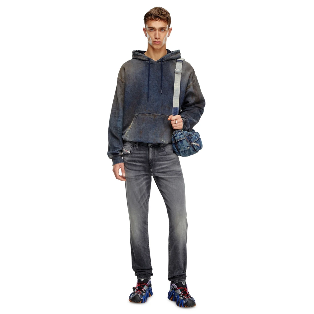 Diesel Slim 2019 D-Strukt Hybride Grijs Jeans Gray Heren