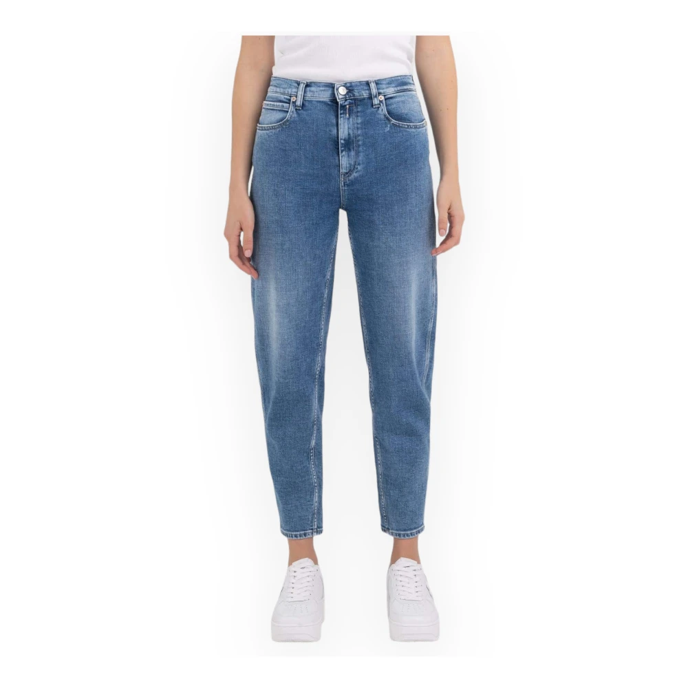 Replay Keida Loose-fit Jeans Blue Dames