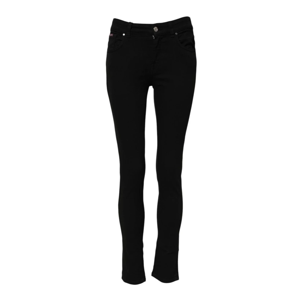 Dolce & Gabbana Women's Black Skinny Mid-Waisted Denim Jeans - Skinny Fit Jeans - Xs - Jeans