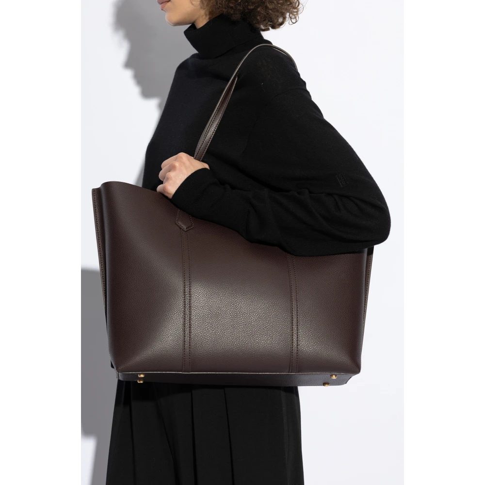 TORY BURCH Perry tote tas Brown Dames