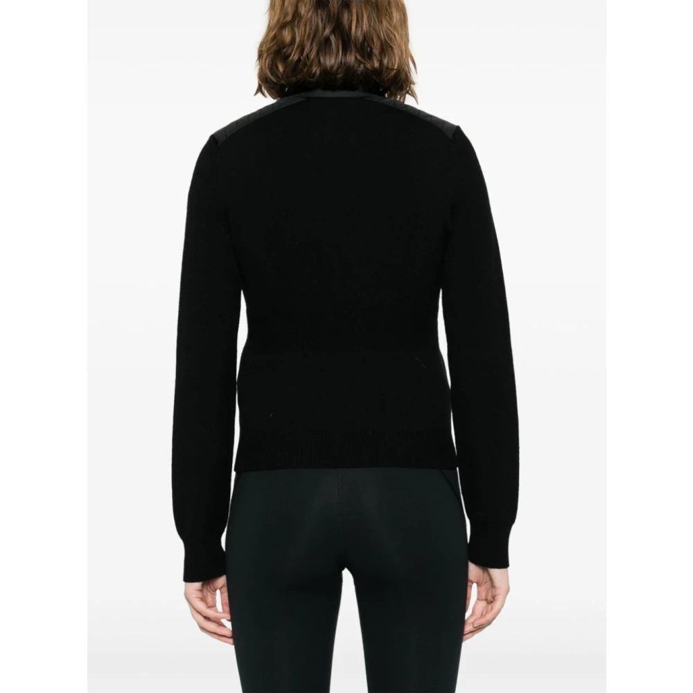 Moncler Zwarte Sweaters van Grenoble Black Dames