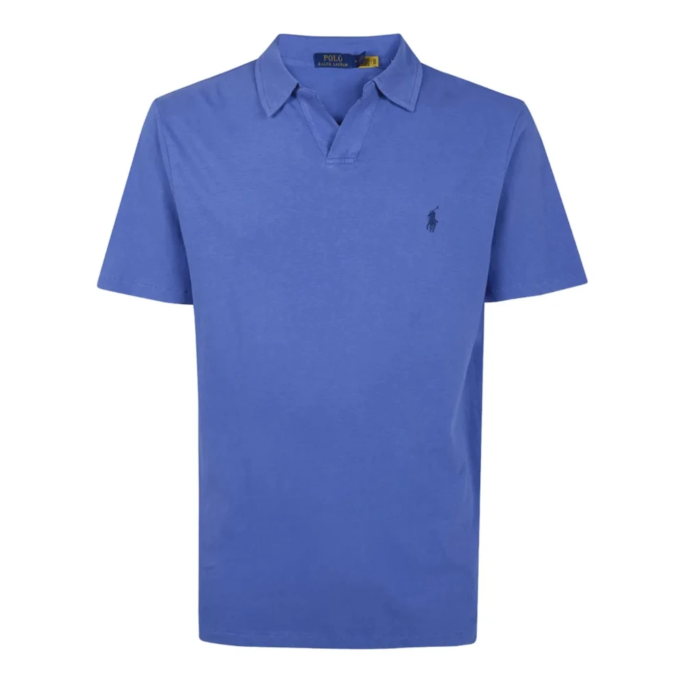 Ralph Lauren Men's Blue Polo Shirt With Logo - Polo Shirts - L - Tops