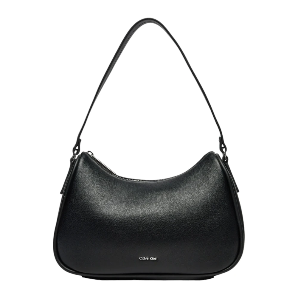 Calvin Klein Verfijnde Schoudertas Herfst Winter Collectie Black Dames