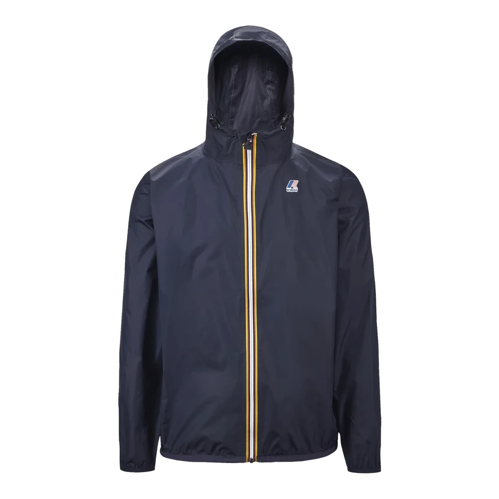 K-way Blauwe winddichte ripstop jas Blue Unisex