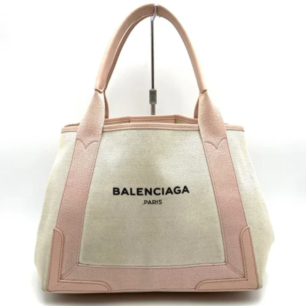 Balenciaga Vintage Pre-owned Canvas handbags Pink Dames