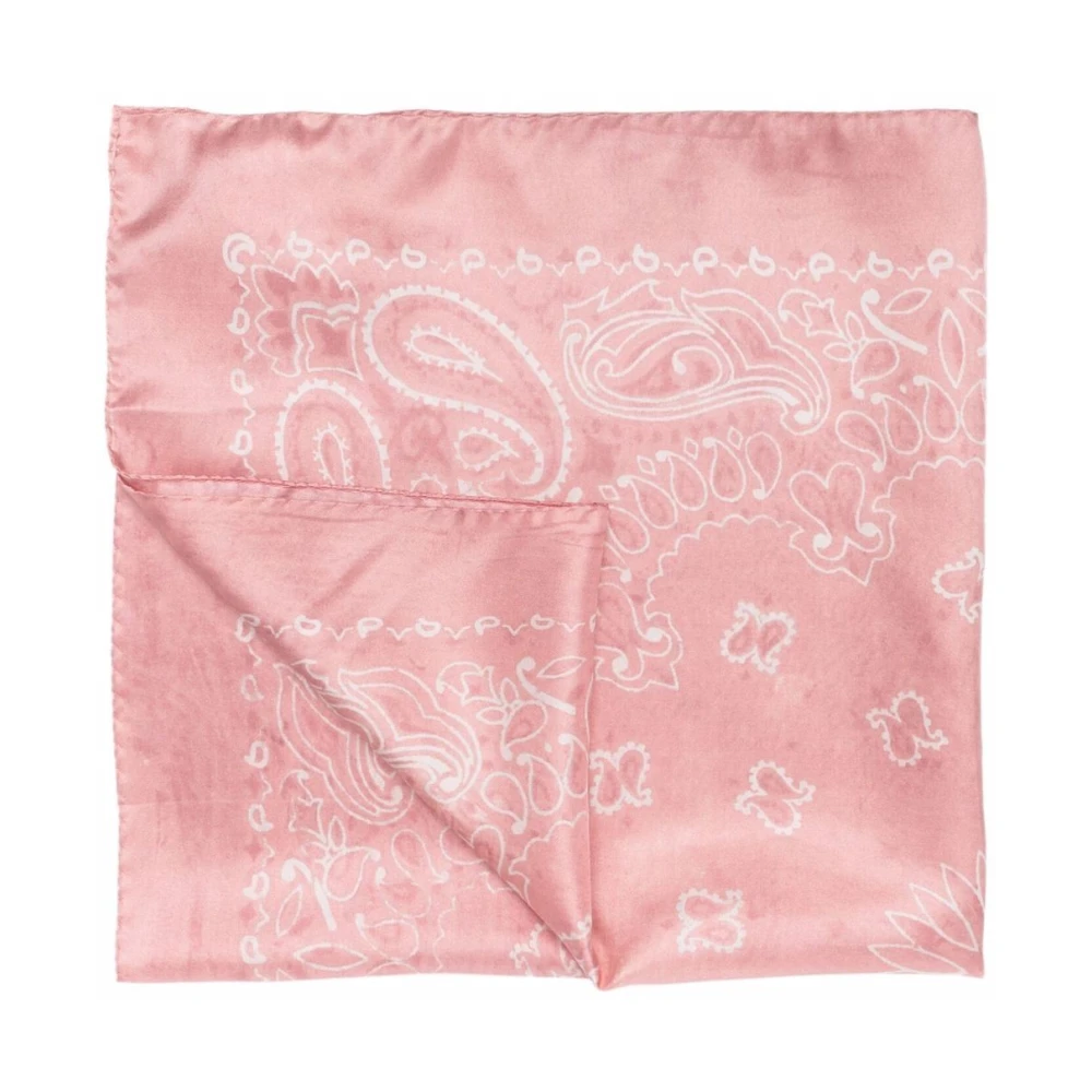 Golden Goose Women's Pink Silk Scarves, One Size, Silk Rosa Scarf Ss25