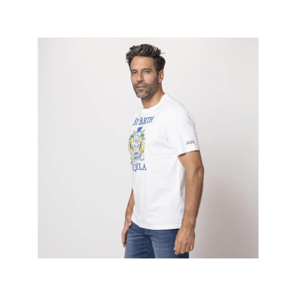 MC2 Saint Barth Witte Tequila Summer T-shirt White Heren