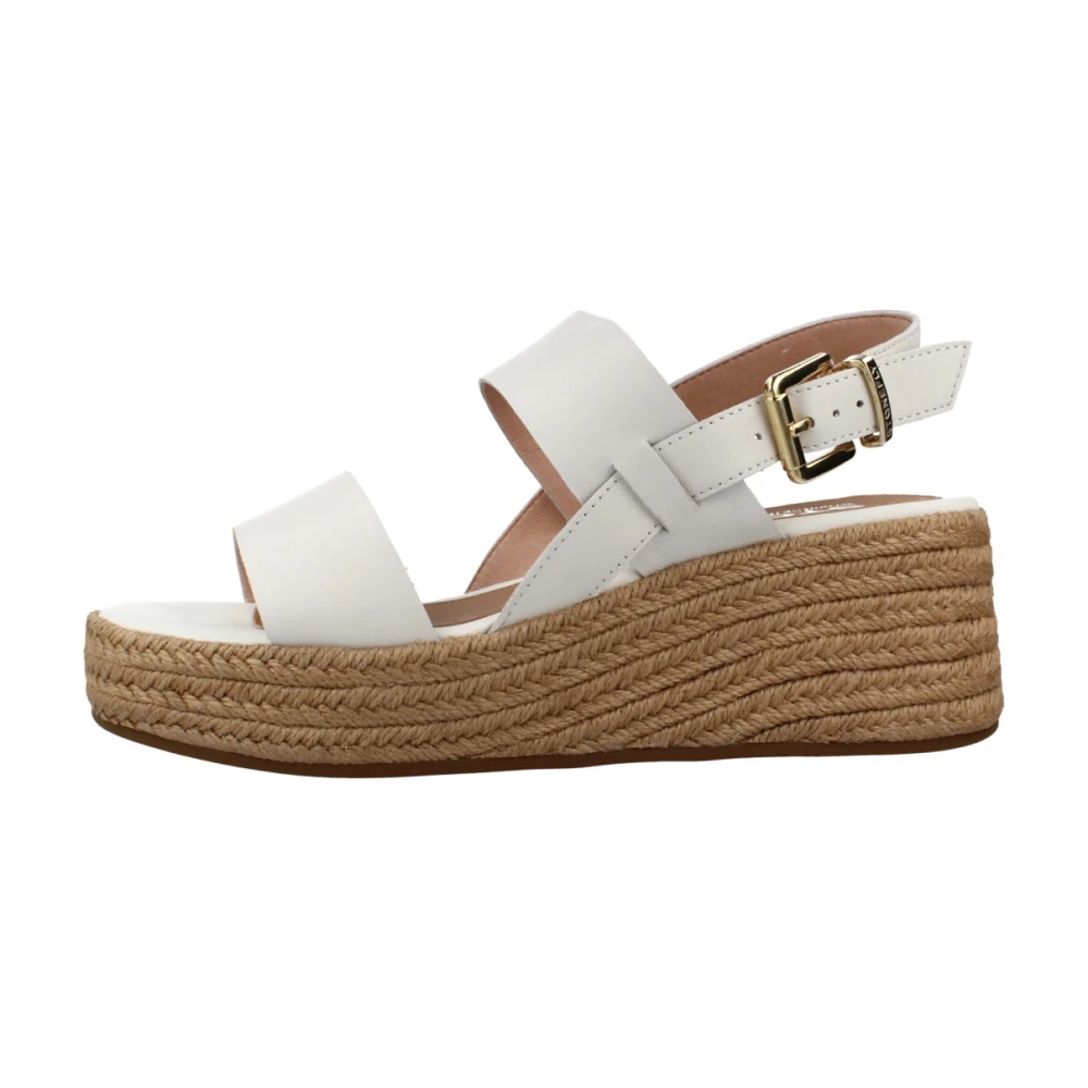Stonefly Vrouw Wit Schoenen Dames, 38 Eu, Leer, Ivory 3 Wedge Sandal