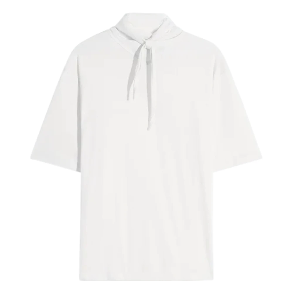 Lemaire Women's White T-Shirt With Foulard