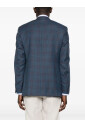 navy-geruite-blazer-knoopsluiting-voorzijde