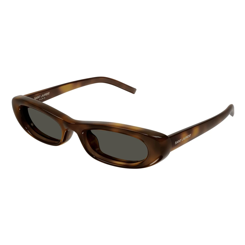 Saint Laurent , Sunglasses, Female, Brown, 53 Mm, Shade Plump Sunglasses