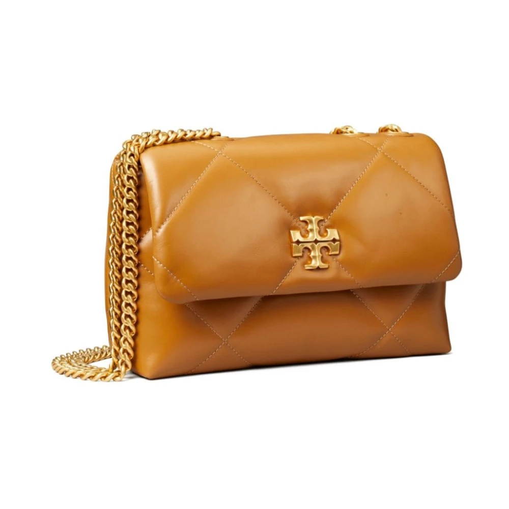 TORY BURCH Gewatteerde Kameel Schoudertas Brown Dames