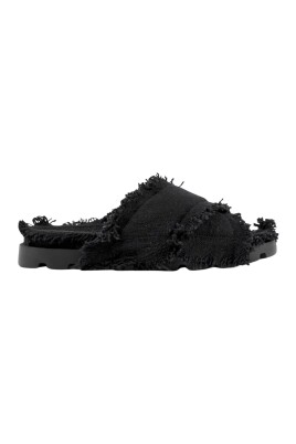 black-canvas-slide-sandals
