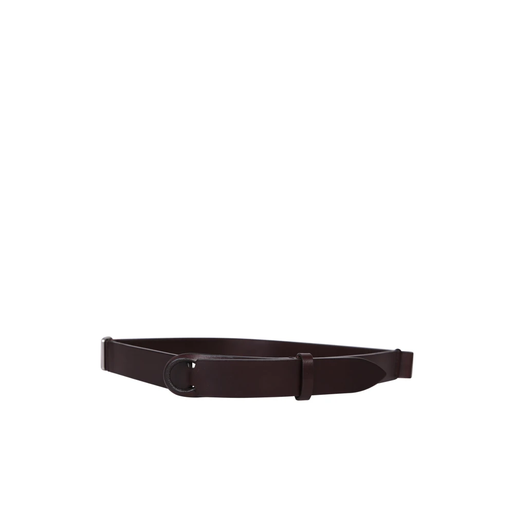 Orciani Men's Brown Belts, One Size, Leather Belt