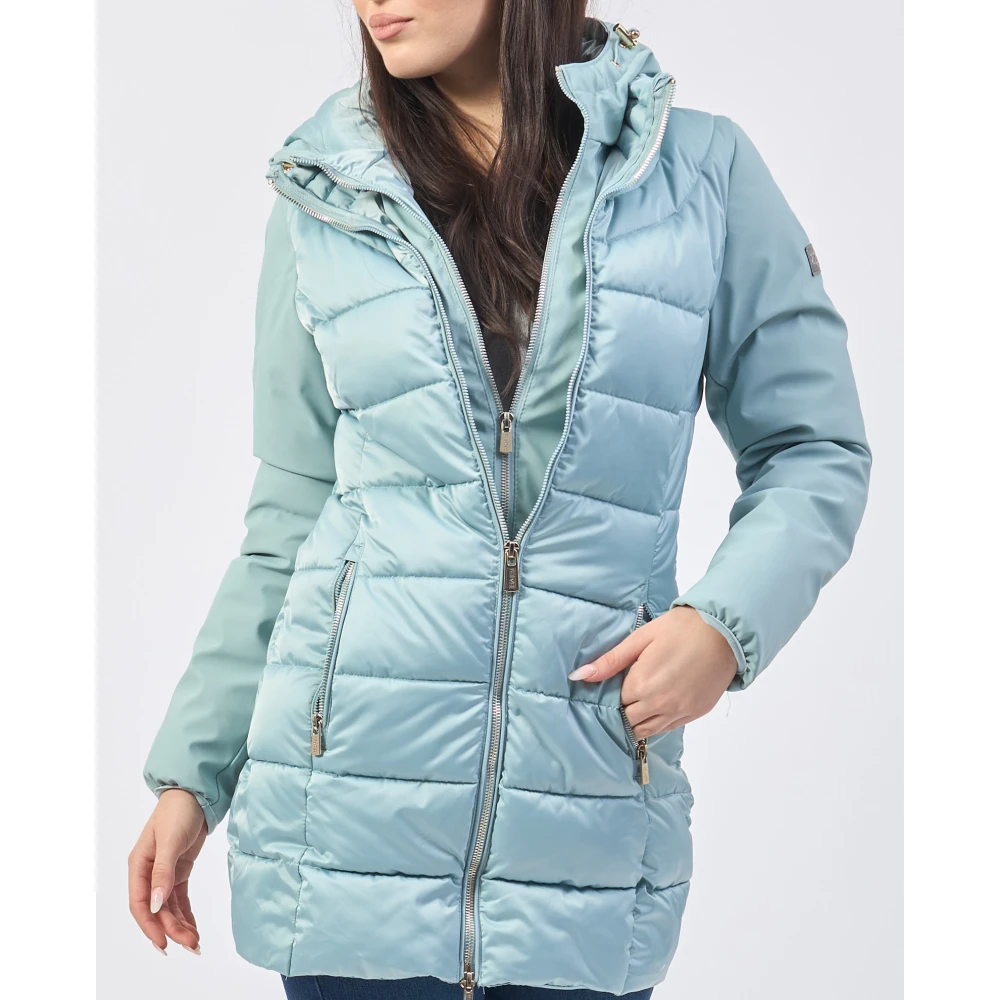 YES ZEE Groene Winterjas Green Dames