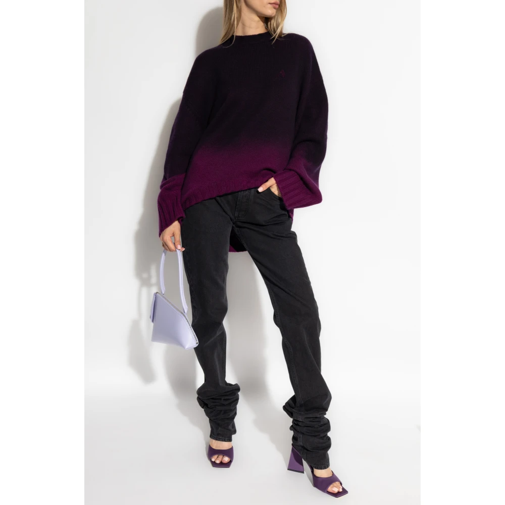 The Attico Wollen trui Purple Dames