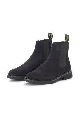 Velourläderstövlar Komfort Stil