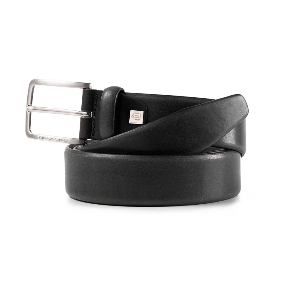 Piquadro Homme Noir Accessoires, Taille: One Size Ceinture Avec Boucle À Ardillon