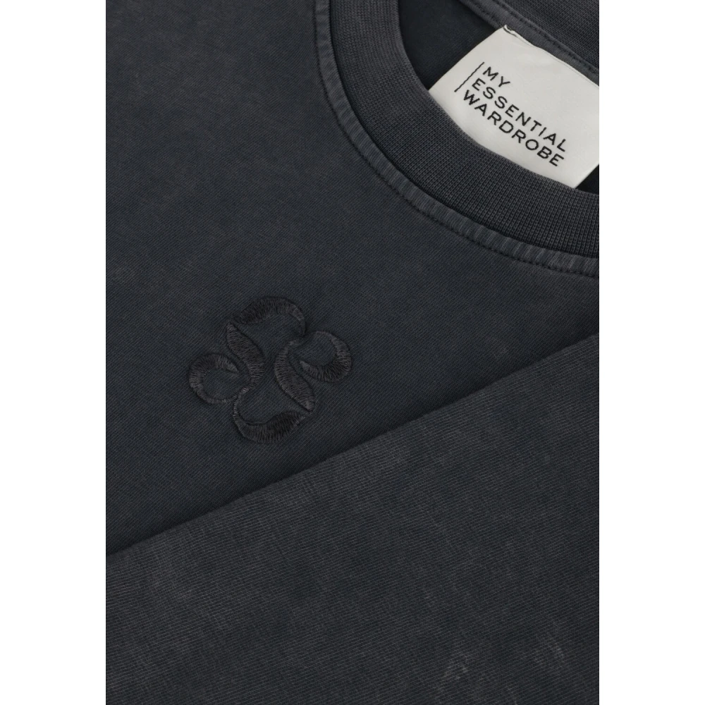 My Essential Wardrobe SeattleMW Logo Emb. Tee Gray Dames