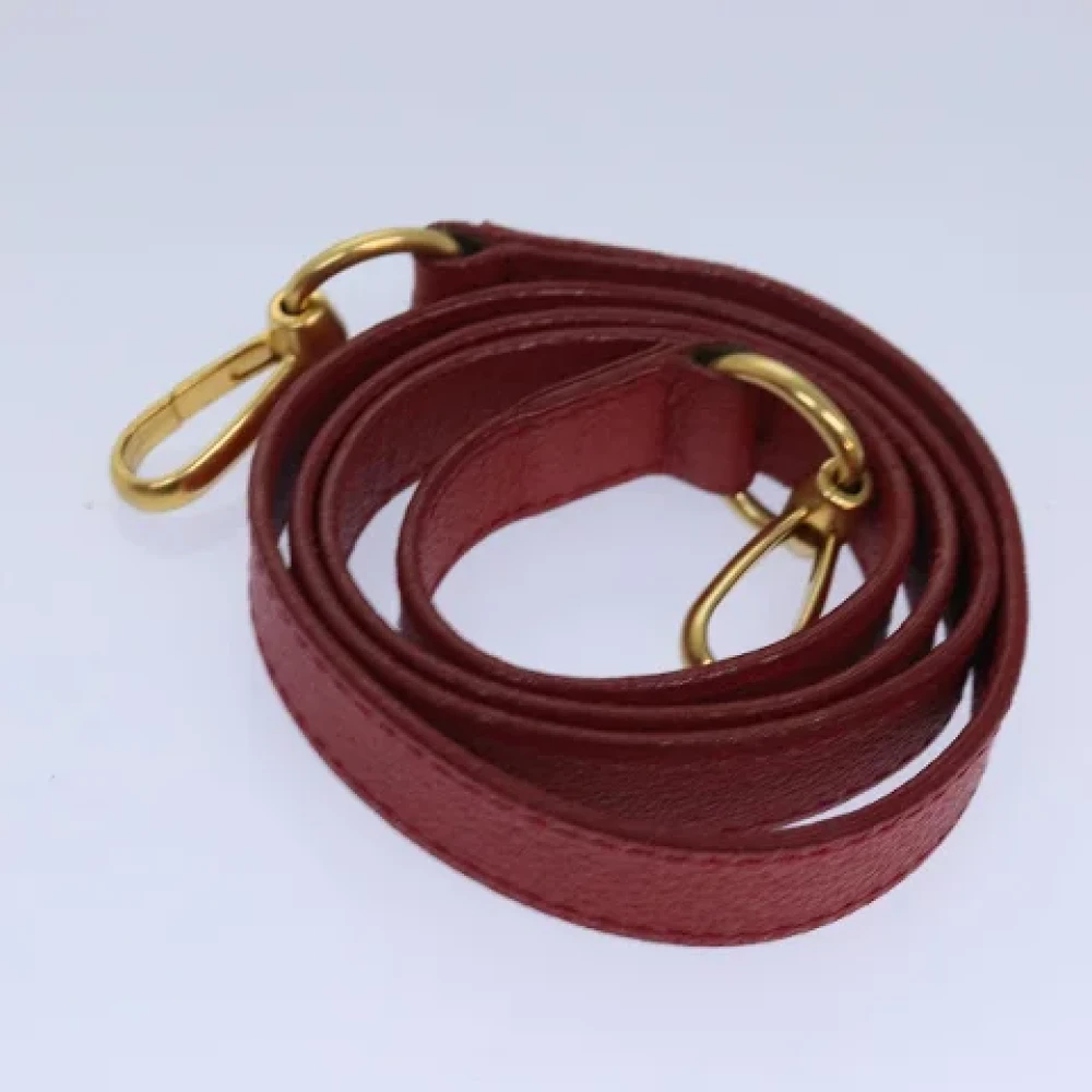 Gucci Vintage Pre-owned Suede gucci-bags Red Dames